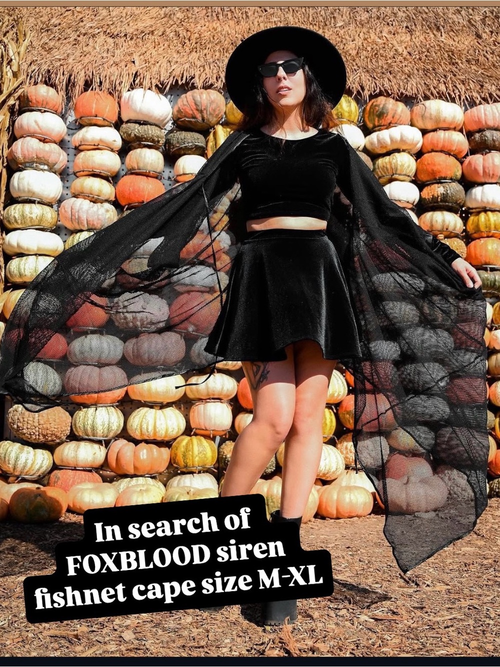 ISO FOXBLOOD SIREN CAPE SIZE M-XL